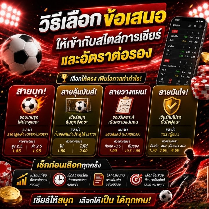วิธีเลือกข้อเสนอให้เข้ากับสไตล์